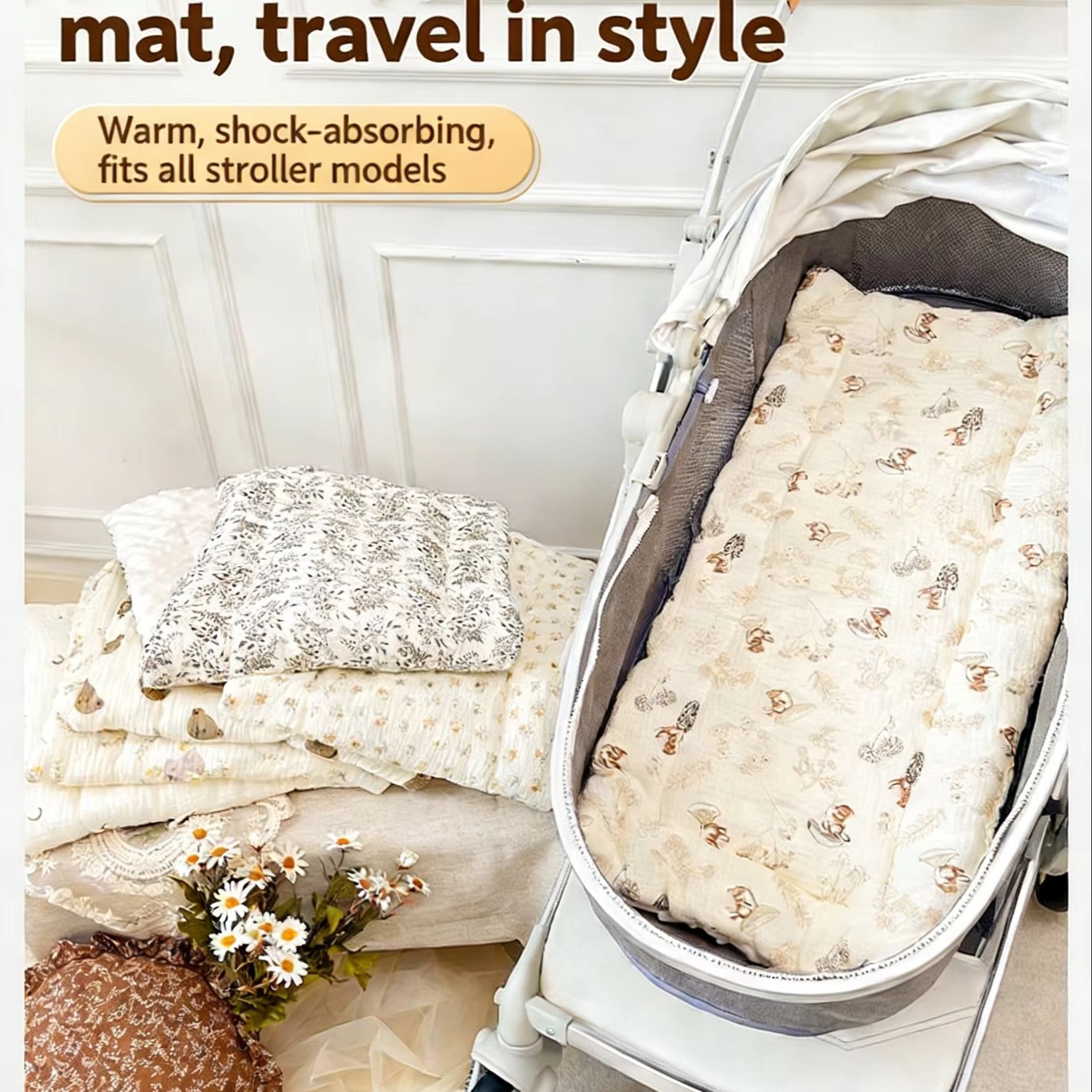 Baby Nursery Trolley - Alas Kereta Dorong Bayi Yang Ditingkatkan,