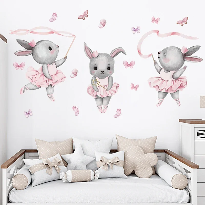 Baby Girl Nursery Quotes - Cat tangan balet kelinci penari lucu