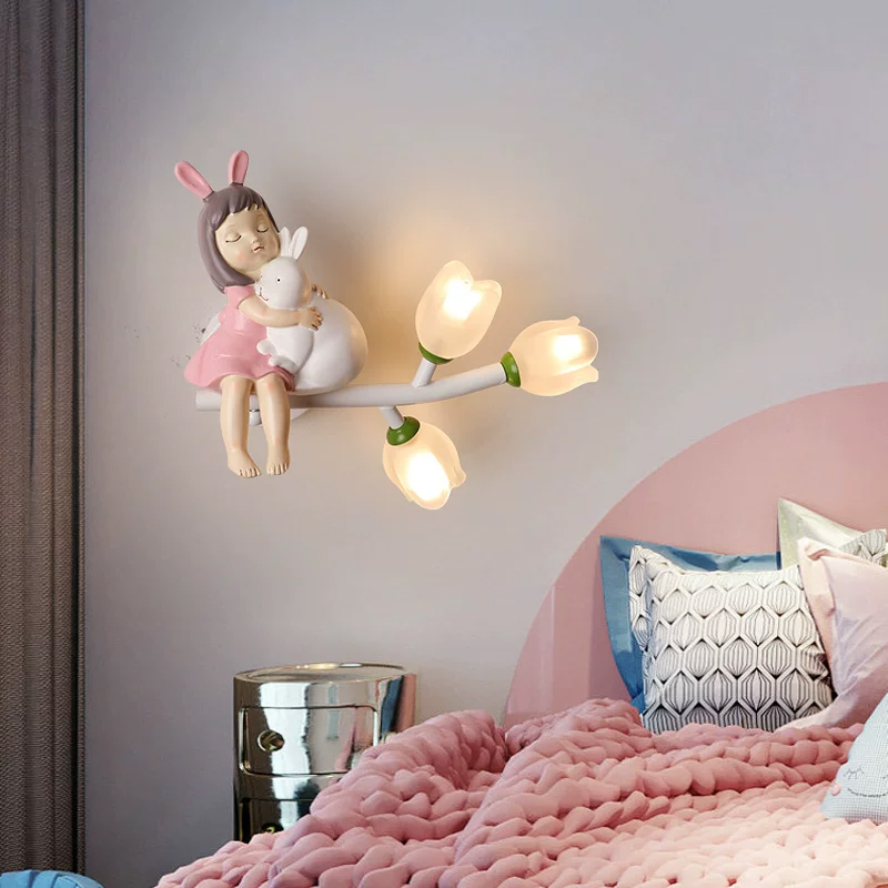 Baby Nursery Wall Lights - Lampu Dinding Kamar Anak Perempuan Kamar