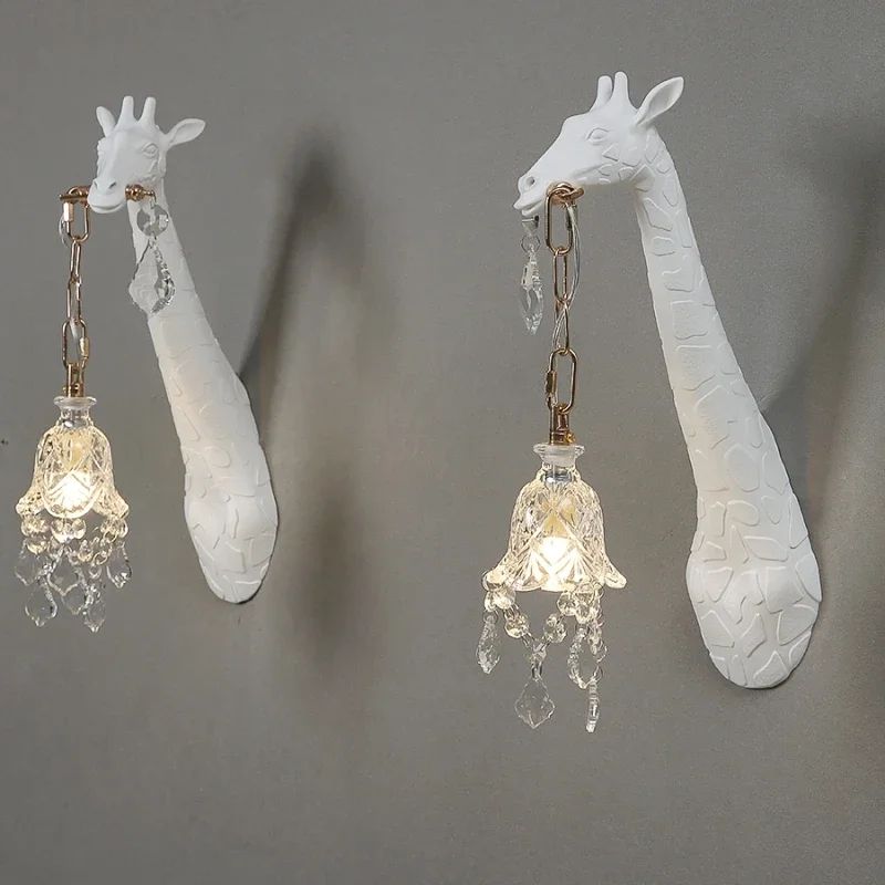 Baby Nursery Wall Lights - Lampu Dinding LED Jerapah Resin Baru