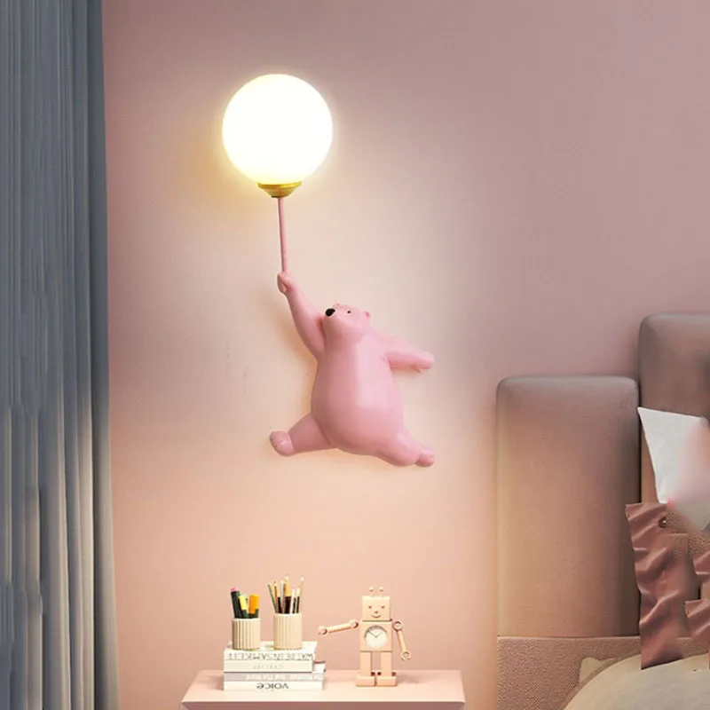 Lampu Dinding LED beruang kutu - Baby Nursery Wall Lights ulasan dan harga