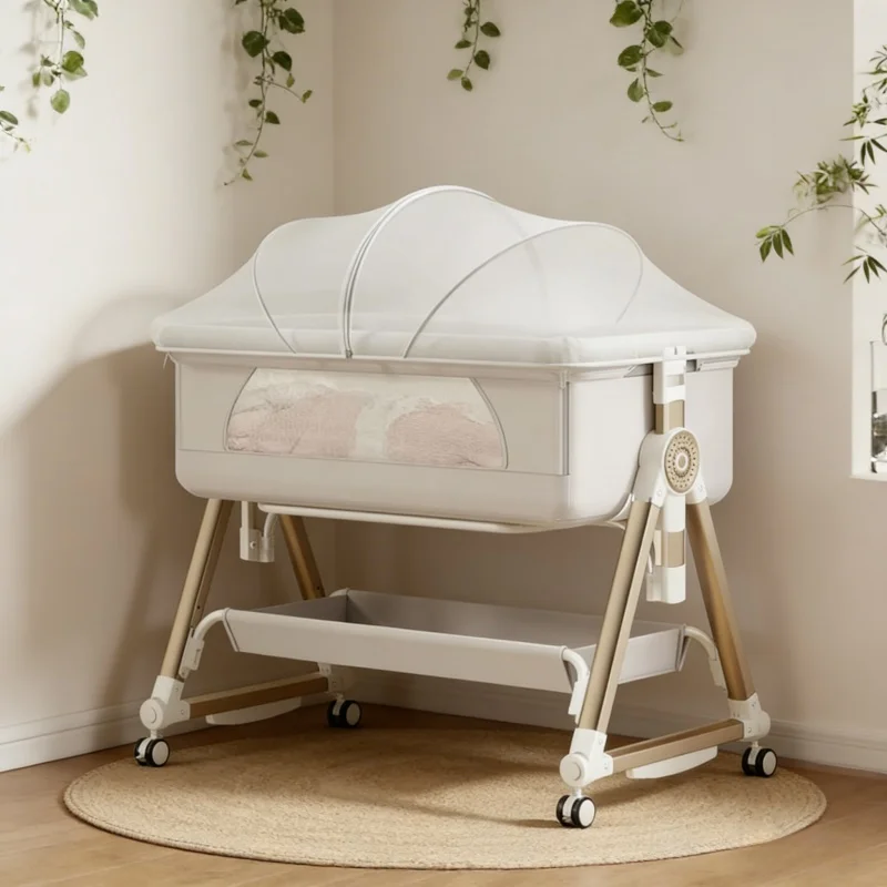 Tempat Tidur Bayi Pintar 8-in- - Baby Nursery Trolley ulasan dan harga