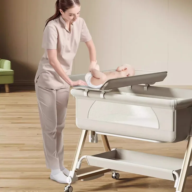 Tempat Tidur Bayi Pintar 8-in- - Baby Nursery Trolley ulasan dan harga