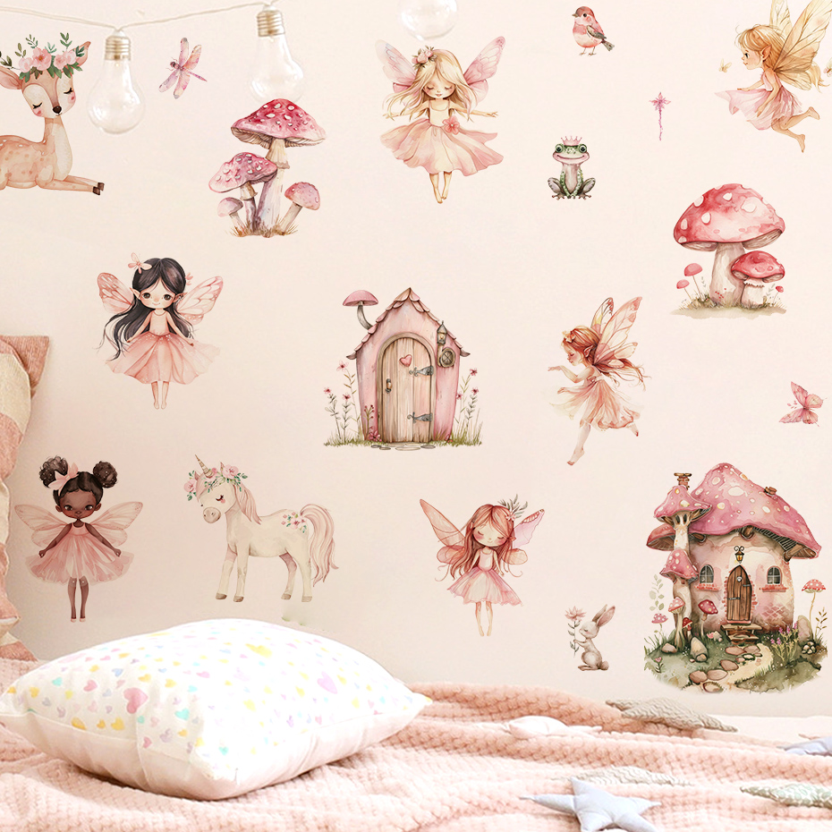 Stiker Dinding Rumah Jamur Per - Baby Girl Nursery Quotes ulasan dan harga