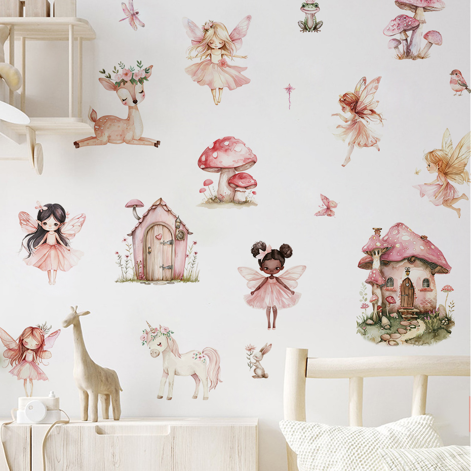 Stiker Dinding Rumah Jamur Per - Baby Girl Nursery Quotes ulasan dan harga