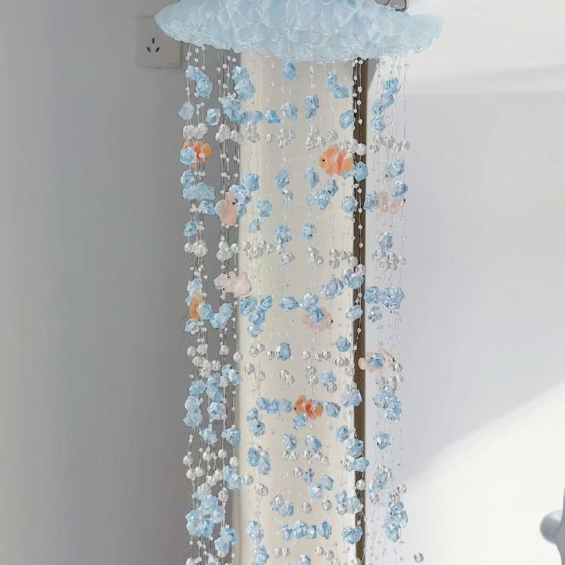Lonceng Angin Gantung Air Koi  - Baby Nursery Decor Girl ulasan dan harga