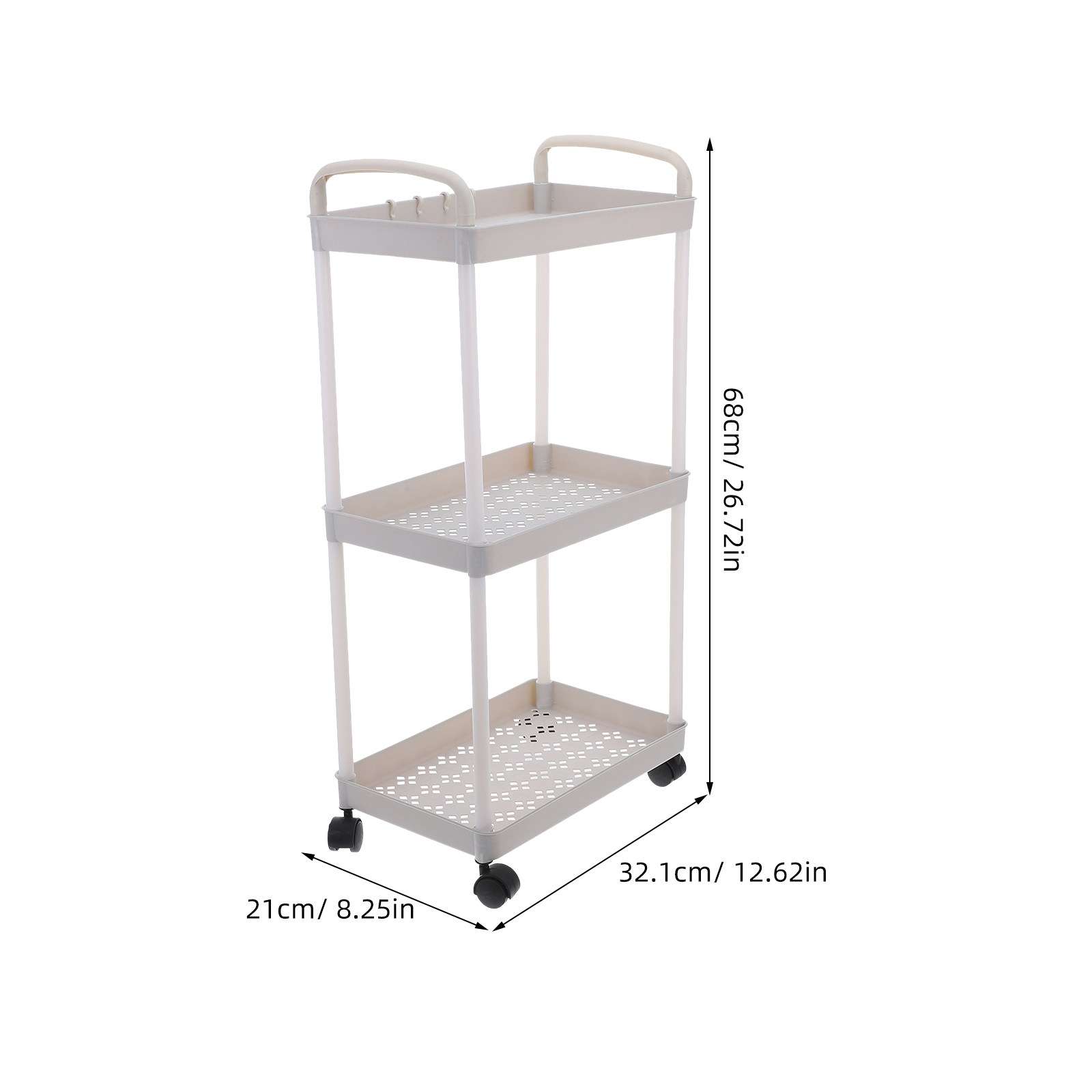 Keranjang Penyimpanan Plastik  - Baby Nursery Trolley ulasan dan harga