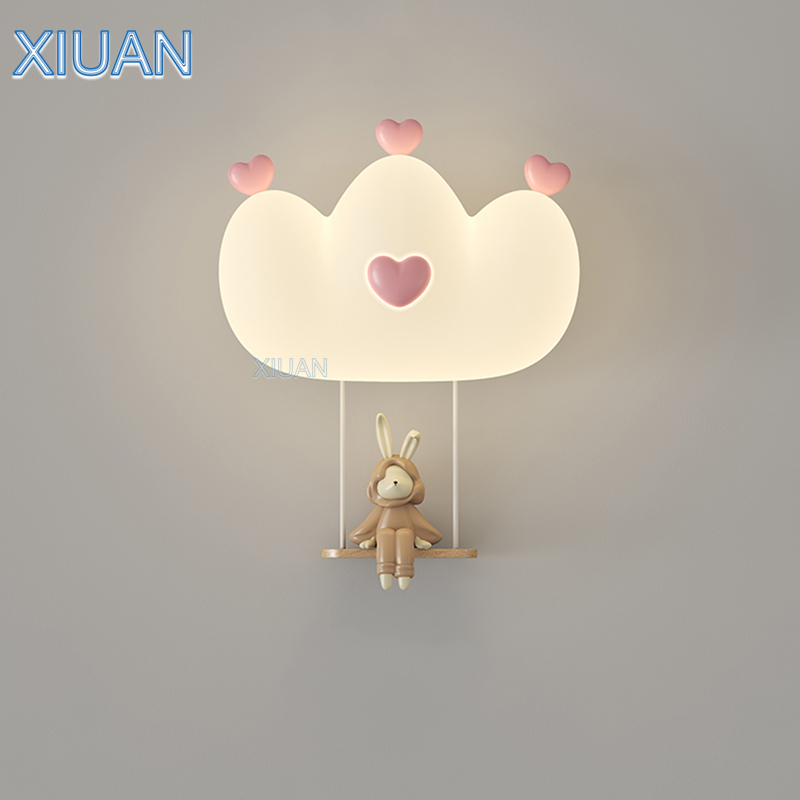 Lampu Dinding mahkota merah mu - Baby Nursery Wall Lights ulasan dan harga
