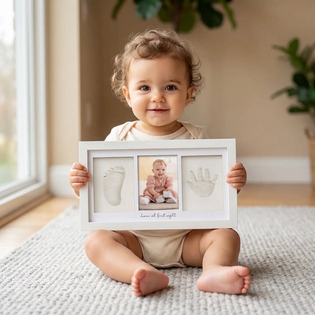 Kit Cetakan Tangan dan Kaki Ba - Baby Nursery Frames ulasan dan harga