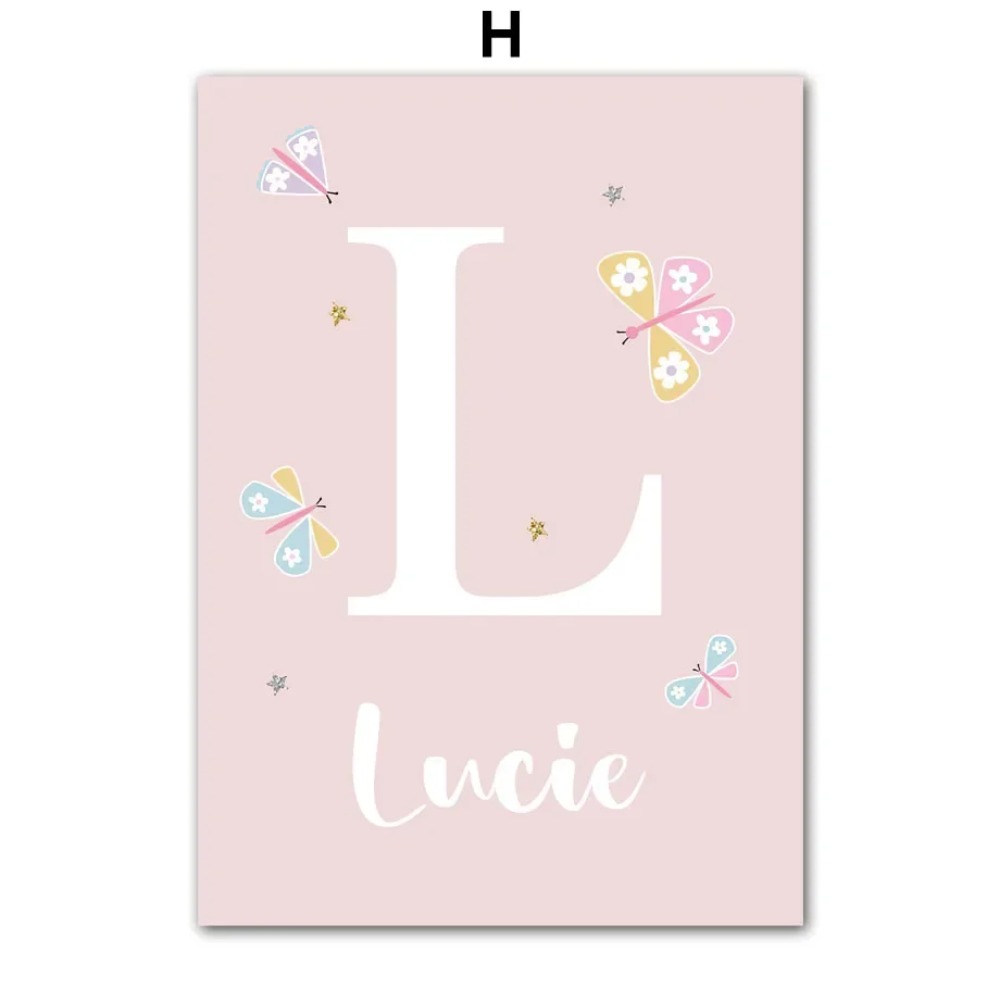 Poster Lukisan Kanvas Seni Din - Baby Nursery Decor Girl ulasan dan harga