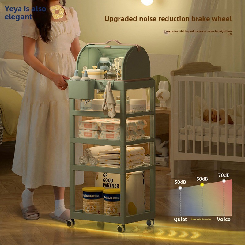 Troli Penyimpanan Bayi yang Da - Baby Nursery Trolley ulasan dan harga