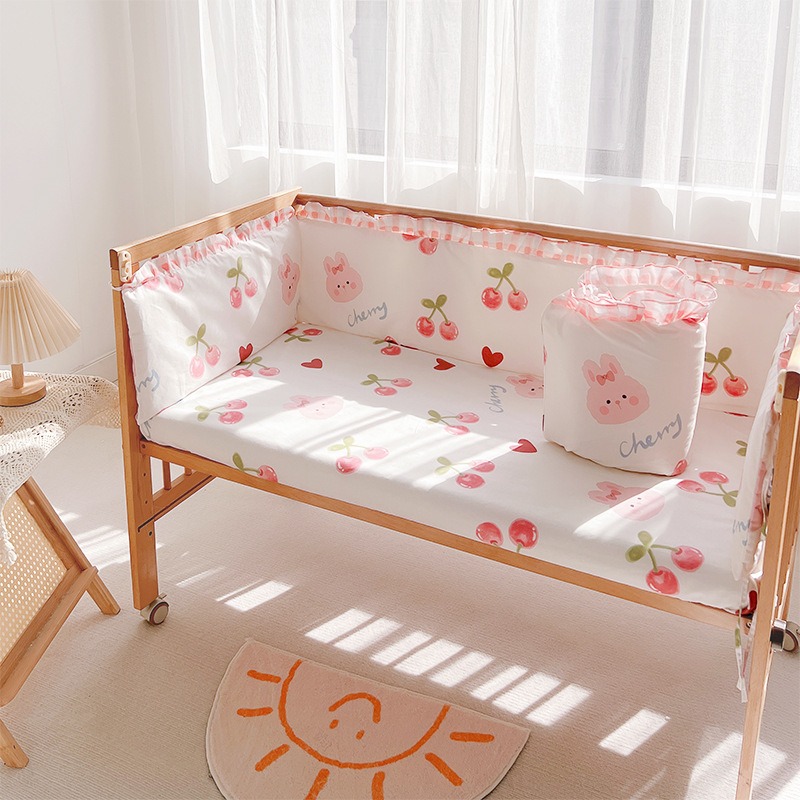 5 Buah Set Perlengkapan Tempat - Baby Nursery Decor Girl ulasan dan harga