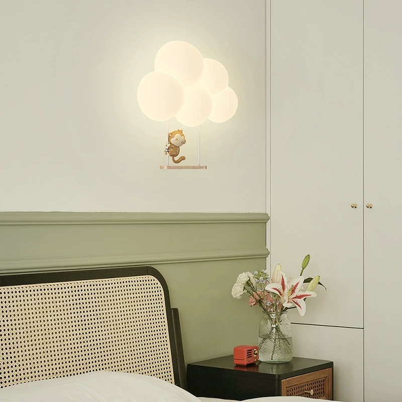 Lampu Dinding Awan Samping Tem - Baby Nursery Wall Lights ulasan dan harga