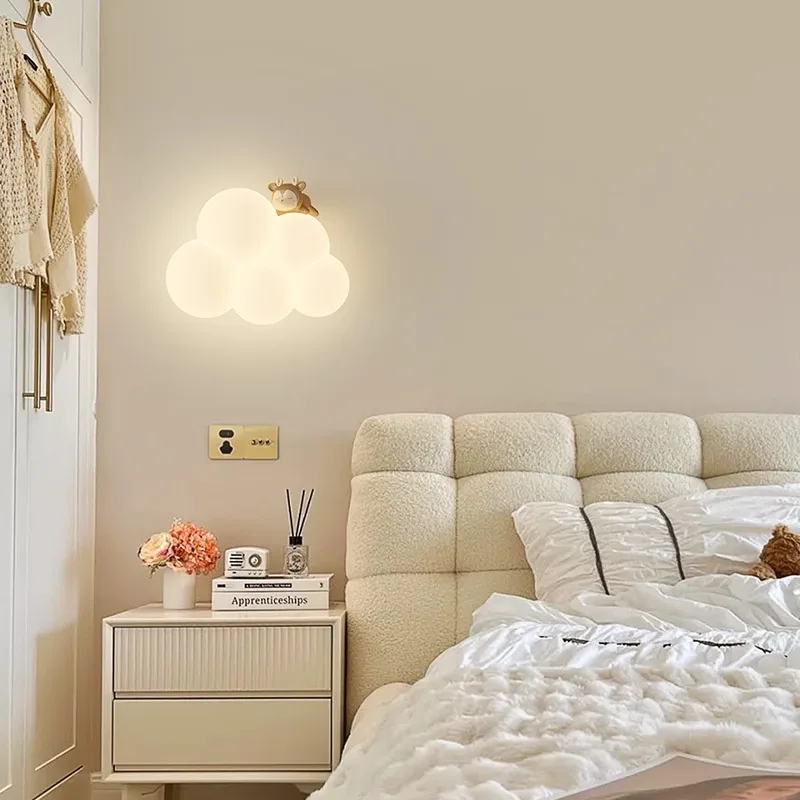 Lampu Dinding Awan Samping Tem - Baby Nursery Wall Lights ulasan dan harga