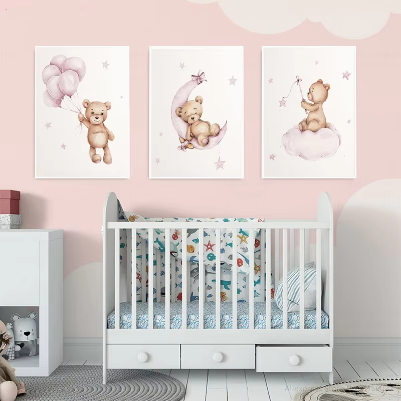 Dekorasi Dinding Kamar Bayi Be - Baby Nursery Decor Girl ulasan dan harga