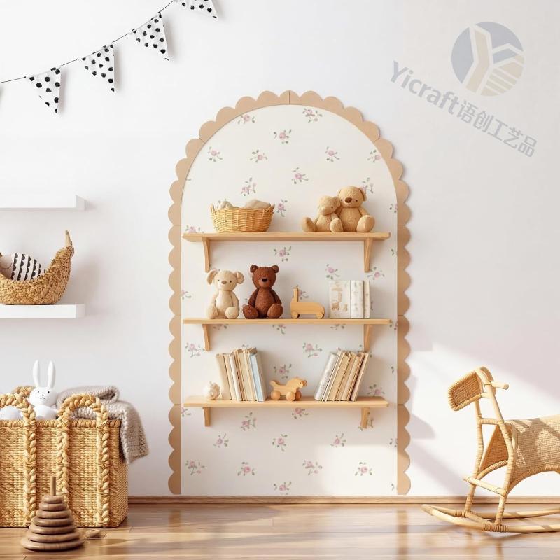 Dekorasi Dinding Kayu Berbentu - Baby Nursery Frames ulasan dan harga